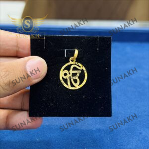 GOLDEN IK ONKAR PENDANT