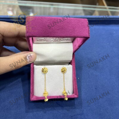 FLORA HEART LATKAN EARRING