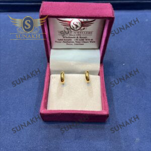 SMALL GOLD HOOP EARINGS