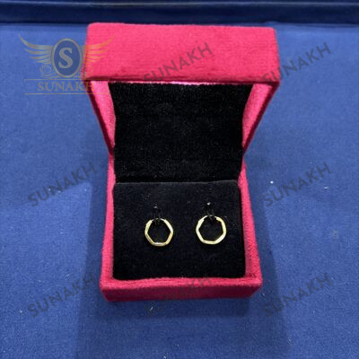 LIGHT WEIGHT TINY GOLD HOOPS