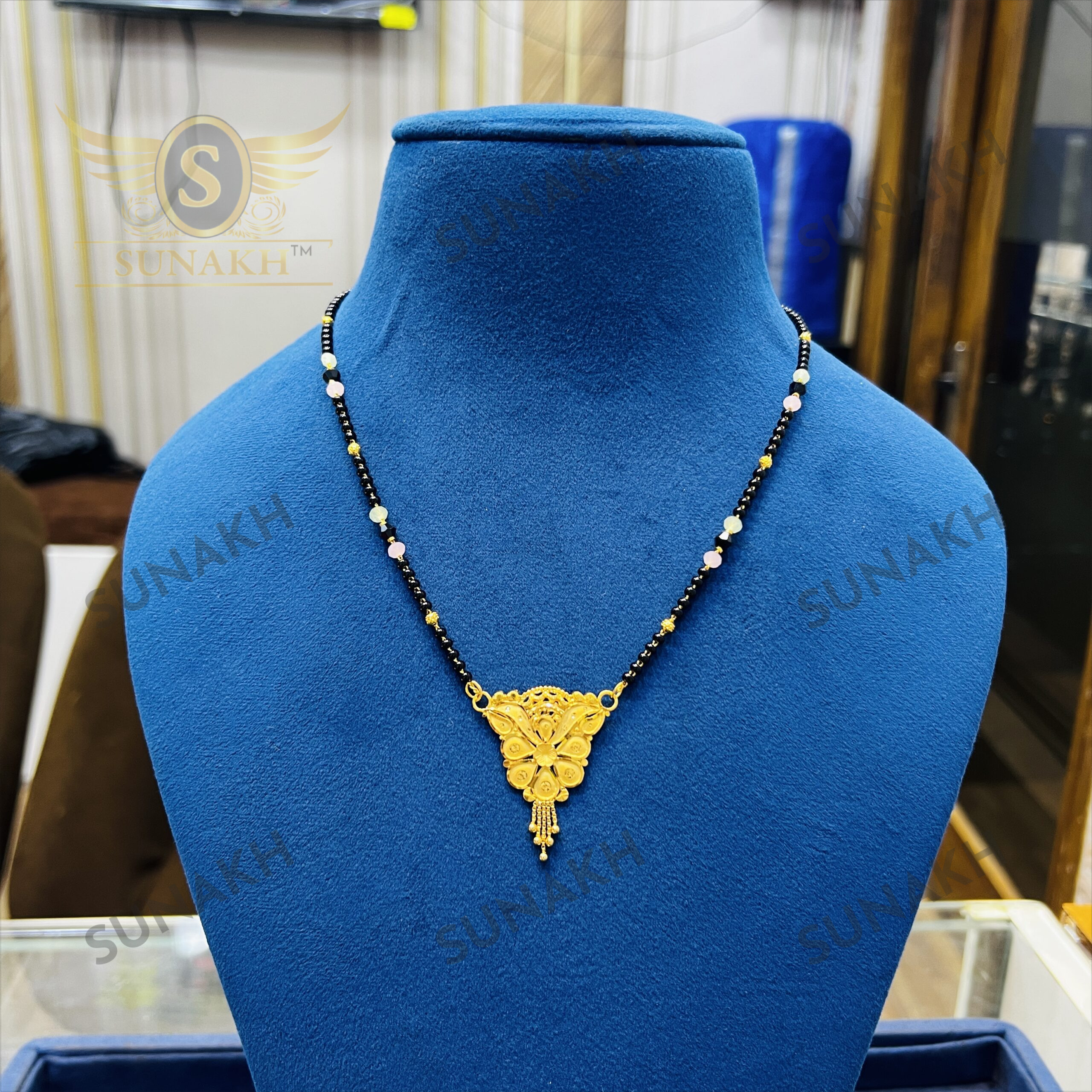 BLACK BEADED MANGALSUTRA