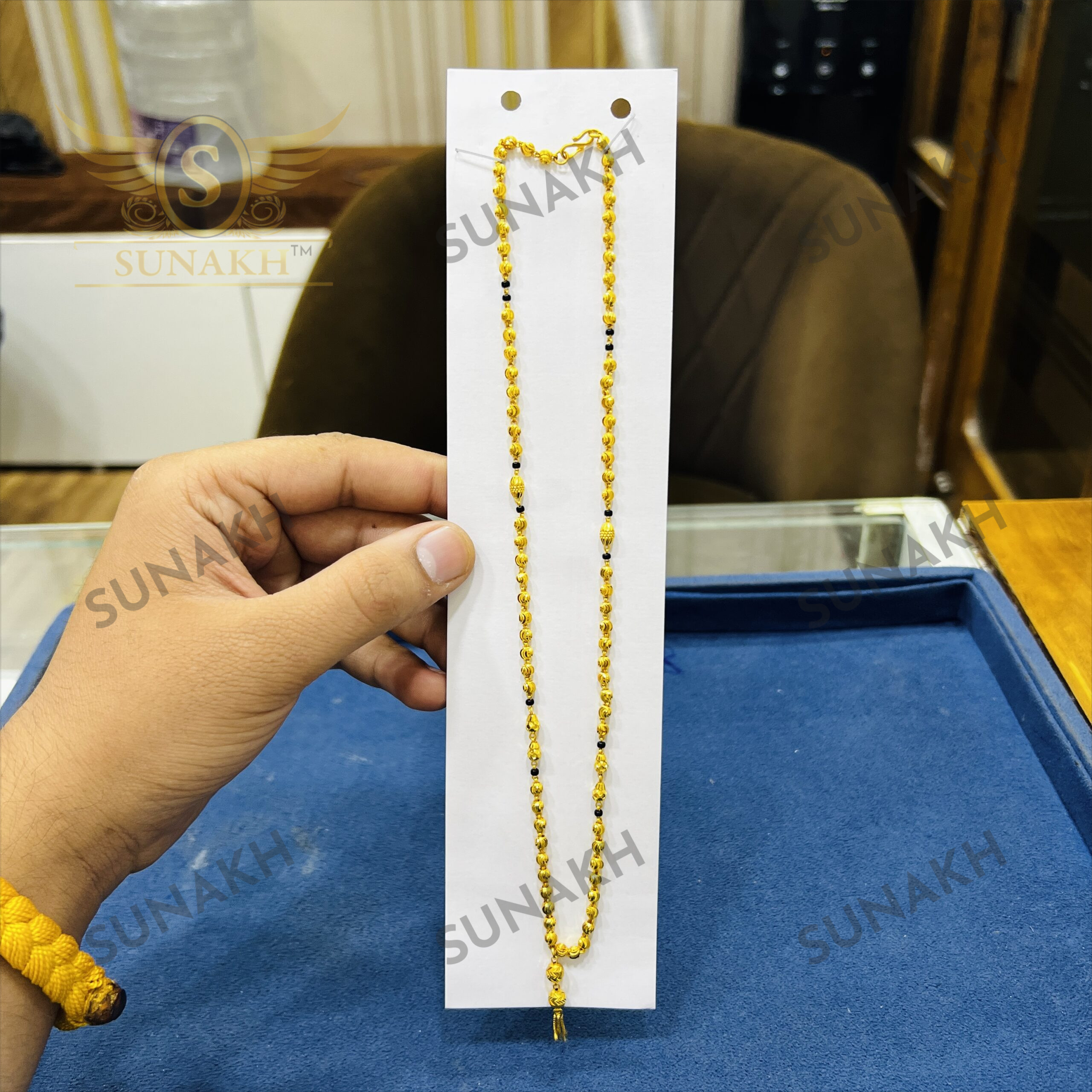 DAINTY PEARL Y - DROP MANGALSUTRA - Image 2