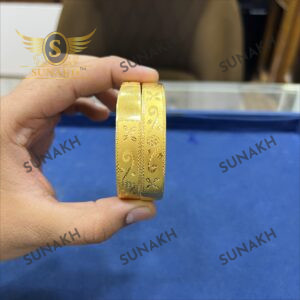 GOLDEN TWILIGHT ENAMEL BANGLES