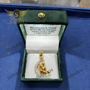 CIRCULAR GOD MOTI PENDANT