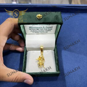 LIGHT WEIGHT GOLD PLATED RELIGIOUS PENDANT