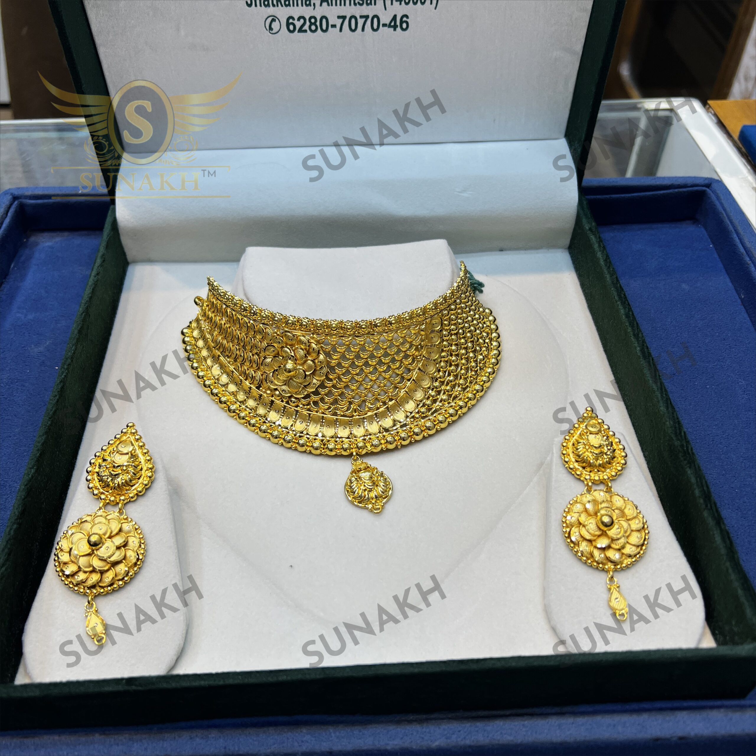 BROAD RAJWADI CHOKER SET - Image 2