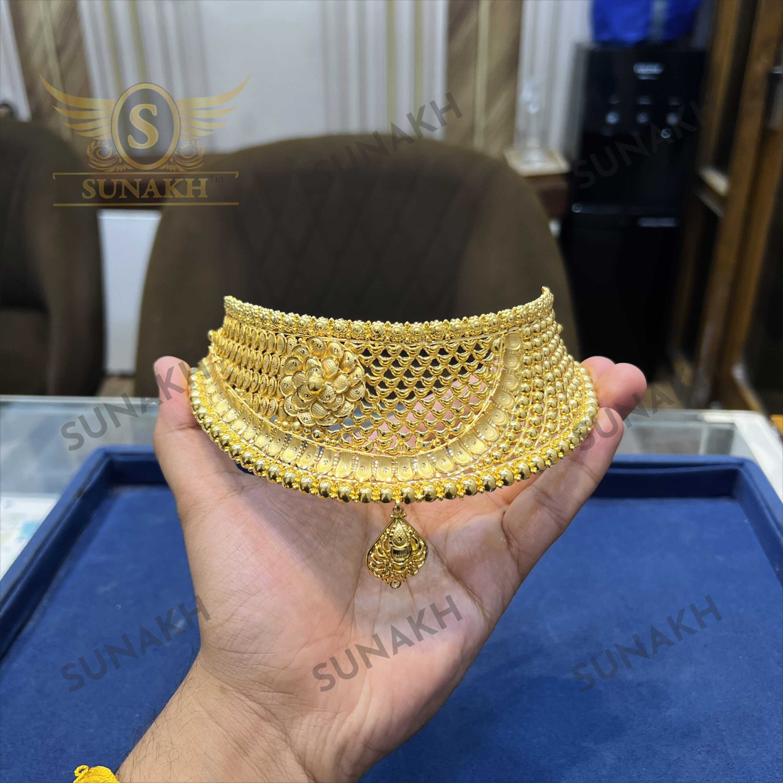 BROAD RAJWADI CHOKER SET - Image 4