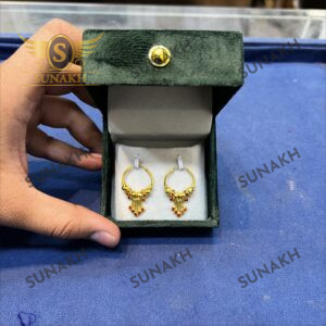 RAJWADI HOOP JHUMKA